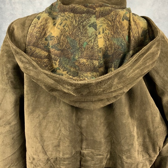 VINTAGE , 80’S BROWN SUEDE COAT , SIZE 8 - Picture 4 of 10